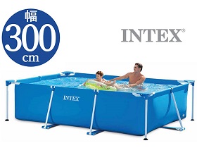 �ƒ�p��^�r�j�[���v�[���˒����`�t���[���v�[�� - INTEX�А� �t���[���v�[���{�� 300cm�~200cm�~75cm